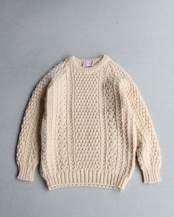 Vintage 80s Fisherman Wool Sweater (M��