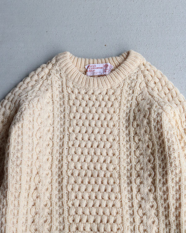 Vintage 80s Fisherman Wool Sweater (M��