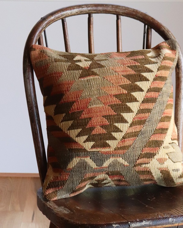 Old Kilim Cushion 40-A�å�����ɥ���९�å���� 40-A