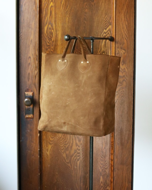 1980s Suede Leather Carryall��1980ǯ�庢�������ɥ쥶������꡼������