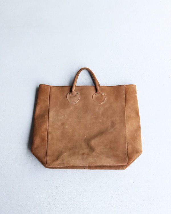1980s Suede Leather Carryall��1980ǯ�庢�������ɥ쥶������꡼������