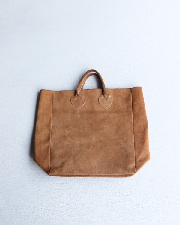 1980s Suede Leather Carryall��1980ǯ�庢�������ɥ쥶������꡼������