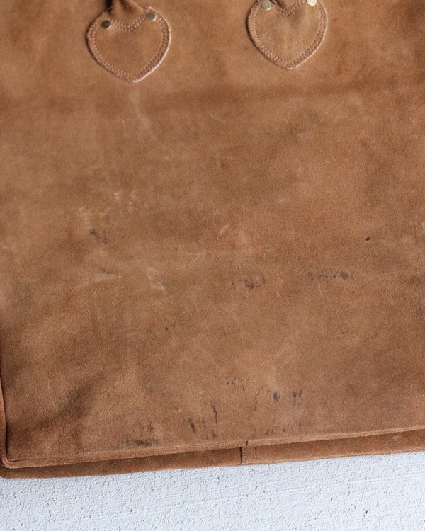 1980s Suede Leather Carryall��1980ǯ�庢�������ɥ쥶������꡼������