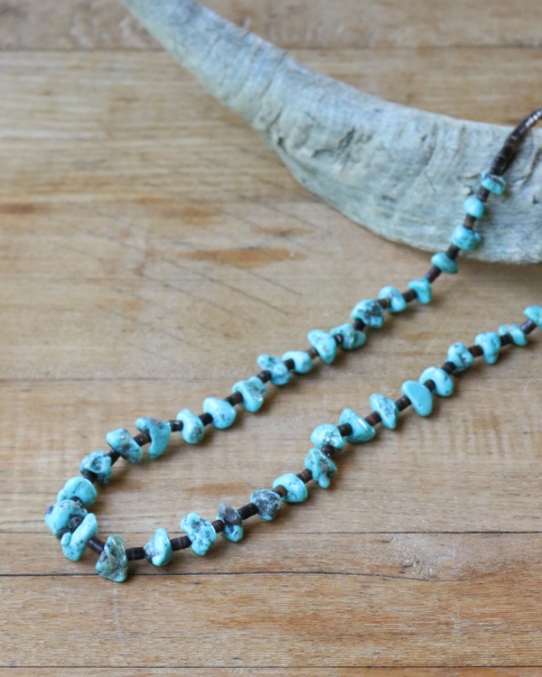 Nugget Turquoise Heishi Necklace�åʥ��åȥ����������إ����ͥå��쥹