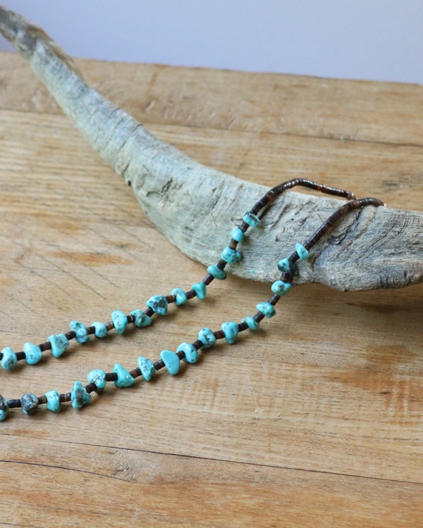 Nugget Turquoise Heishi Necklace�åʥ��åȥ����������إ����ͥå��쥹