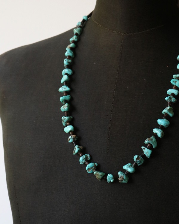 Nugget Turquoise Heishi Necklace�åʥ��åȥ����������إ����ͥå��쥹