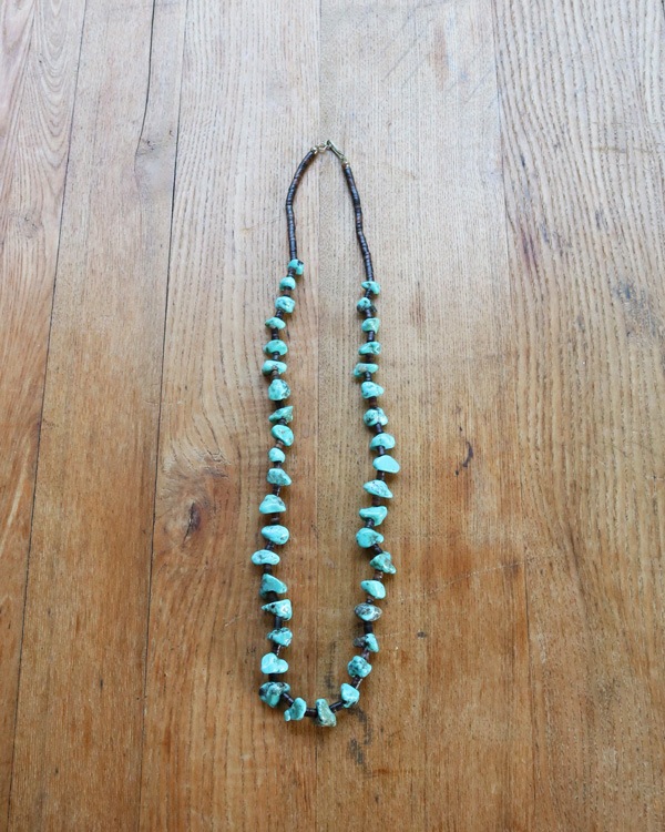 Nugget Turquoise Heishi Necklace｜ナゲットターコイズヘイシネックレス