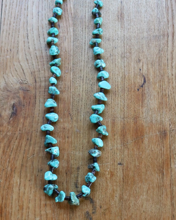 Nugget Turquoise Heishi Necklace�åʥ��åȥ����������إ����ͥå��쥹