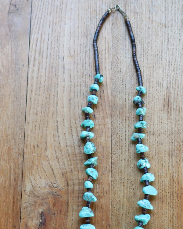 Nugget Turquoise Heishi Necklace�åʥ��åȥ����������إ����ͥå��쥹