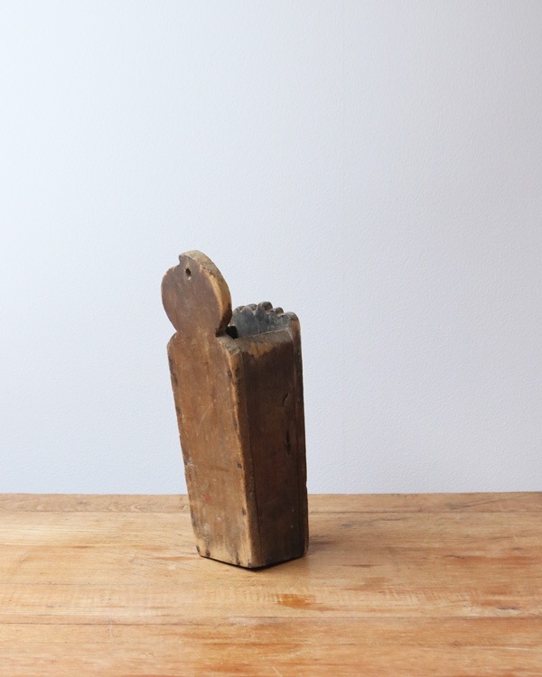 1920s Folk Art ��Whirling Log & Star�� Candle Wall Box��1920ǯ�� �ե����������� ���åɡ������ɥ륦������ܥå���