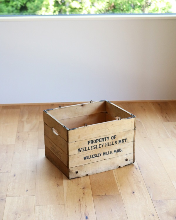 Wire Sewed Folding Wood Box B�å磻�䡼�֤����ޤꤿ������Ȣ B