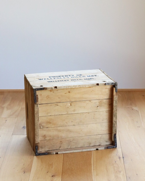 Wire Sewed Folding Wood Box B�å磻�䡼�֤����ޤꤿ������Ȣ B