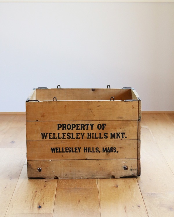 Wire Sewed Folding Wood Box B�å磻�䡼�֤����ޤꤿ������Ȣ B