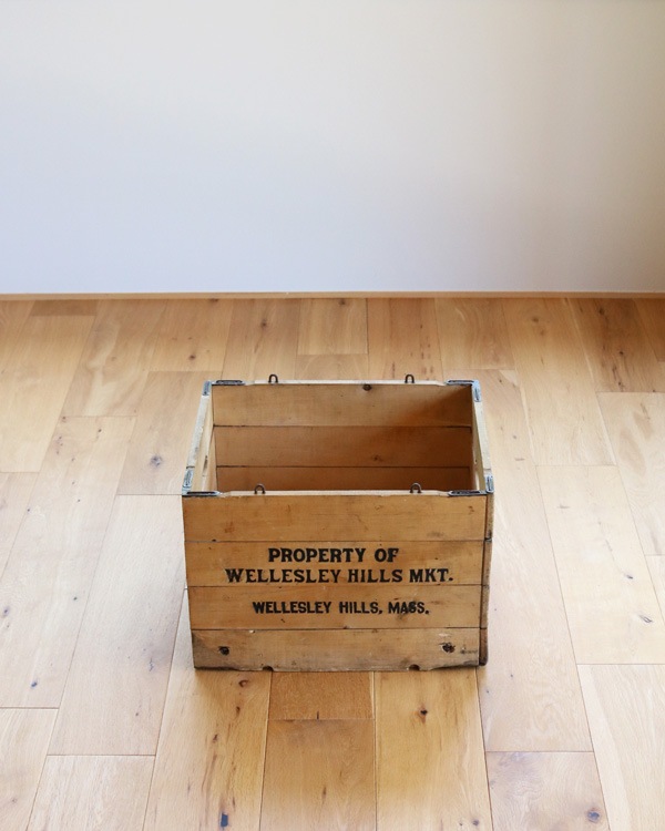 Wire Sewed Folding Wood Box B�å磻�䡼�֤����ޤꤿ������Ȣ B
