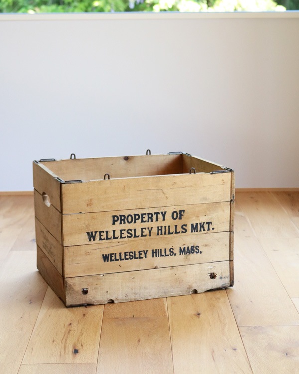 Wire Sewed Folding Wood Box B�å磻�䡼�֤����ޤꤿ������Ȣ B