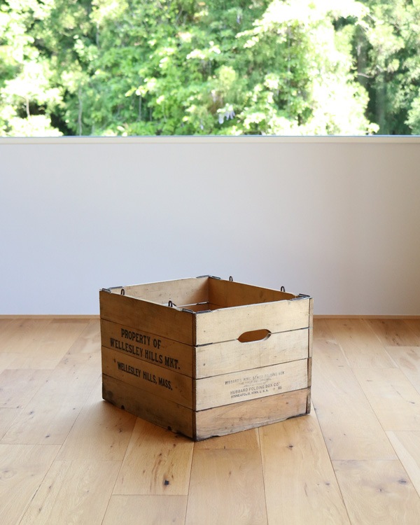Wire Sewed Folding Wood Box B�å磻�䡼�֤����ޤꤿ������Ȣ B