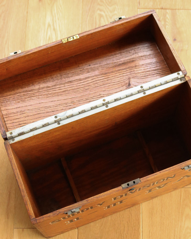 c.1950s “SUPPLY DIVISION” Wooden Storage Box｜1950年代頃 “SUPPLY