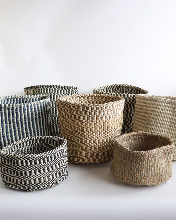 Sisal Cylinder Basket L-03�å������� ���������Х����å� L-03