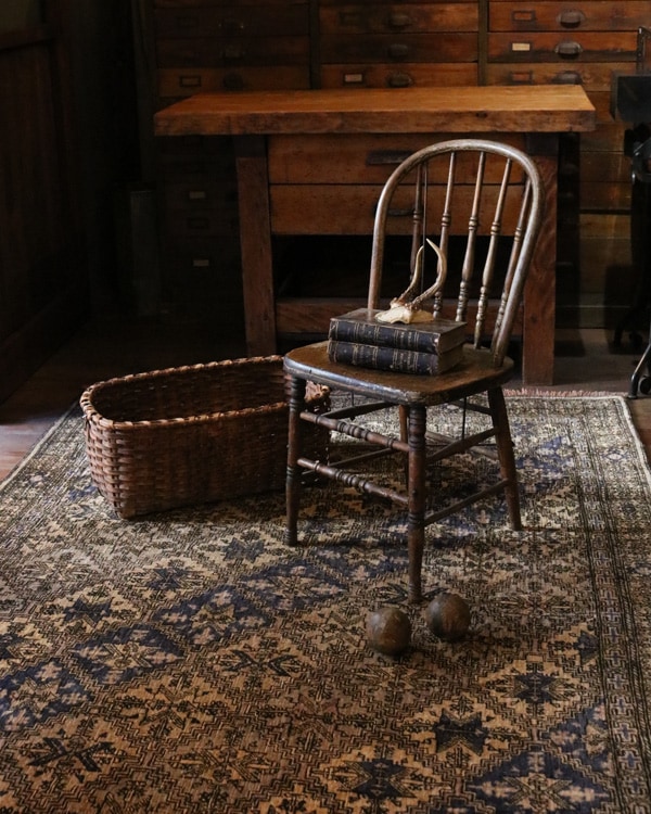 トルクメンラグ　turkmen rug　新品同様　トライバルラグ トライバルラグヴィンテージラグトルクメンブハラ柄プリミティブアート