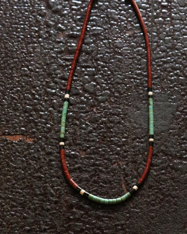 Turquoise & Heishi Necklace�å���������&�إ����ͥå��쥹
