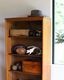 Oak Bookshelf with Adjustable Shelves & Steel Casters�å������Ǻ�Υ֥å��������