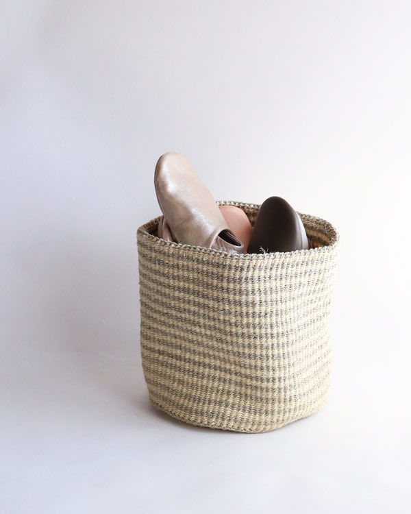Sisal Cylinder Basket L-02�å������� ���������Х����å� L-02