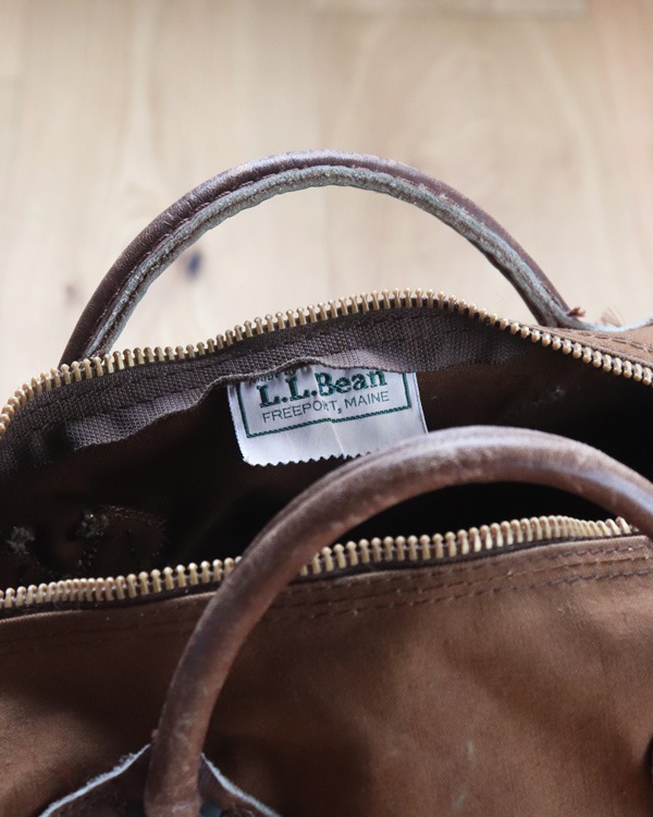 L.L.Bean Zipper Duffel Bag D.BrownL.L.Bean åѡåեХå ֥饦