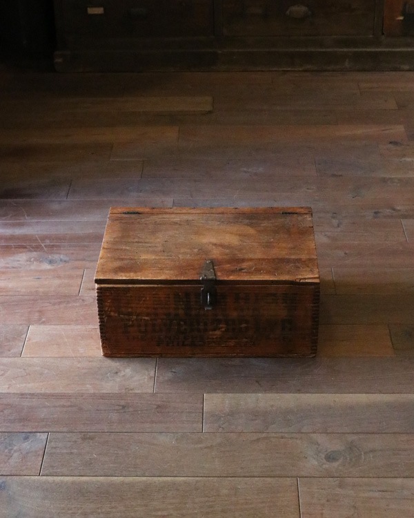 Jointed Wood Box w/lid｜木組みの蓋付きウッドボックス