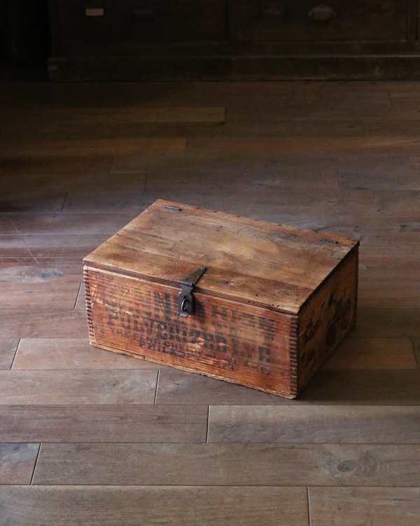 Jointed Wood Box w/lid｜木組みの蓋付きウッドボックス