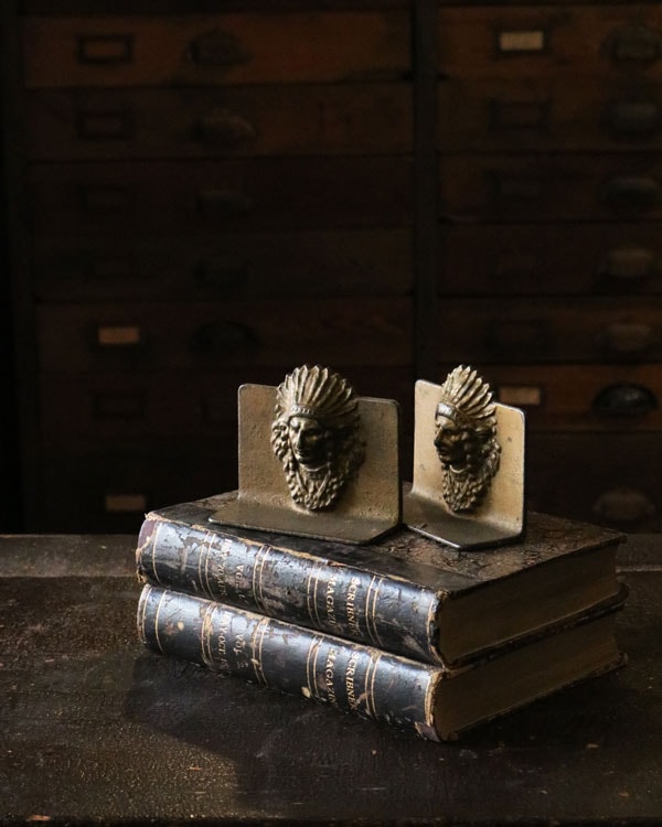 Indian Bookend Pair Small A｜インディアン ブックエンド ペア スモール A