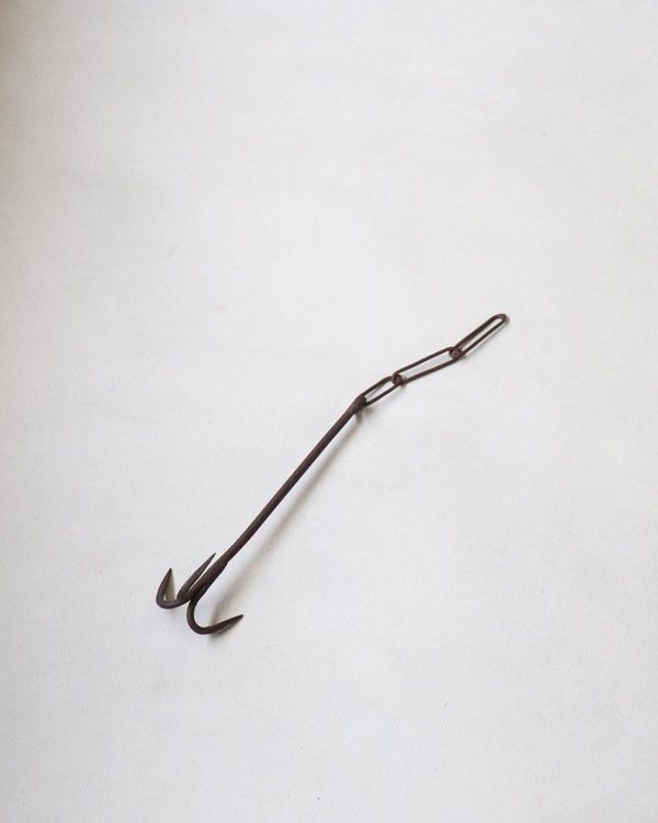 Hand Forged Hook w/chain C �åϥ�ɥե����� ��������եå� C