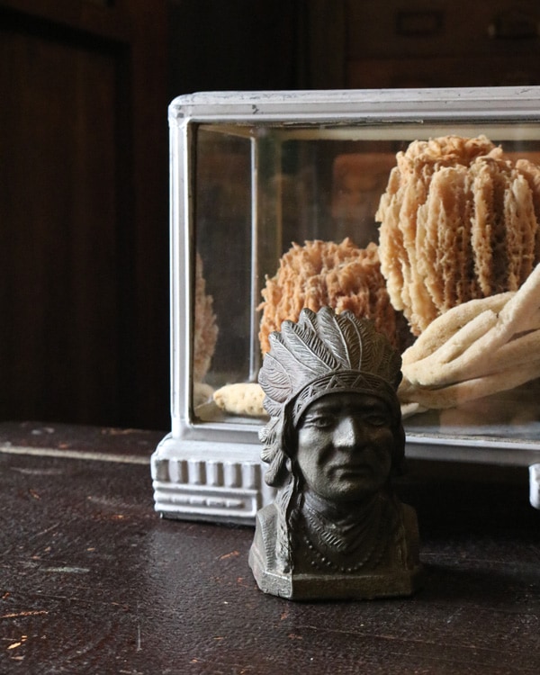 アンティーク インディアン バンク 貯金箱 Indian Chief Coin Bank A｜インディアンモチーフの貯金箱 A