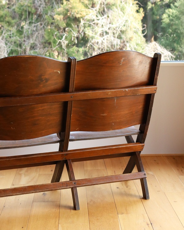 Folding Theater Bench -Double-�åե�����ǥ��� ���������٥�� ���֥�