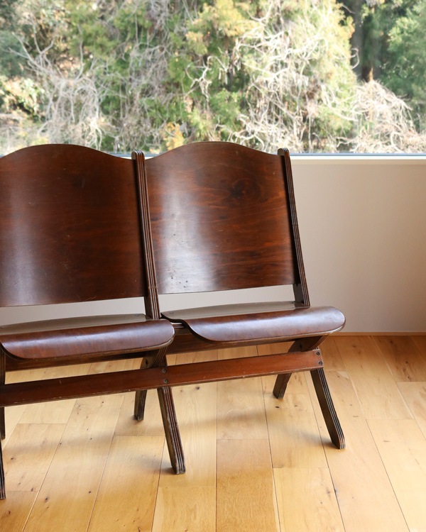 Folding Theater Bench -Double-�åե�����ǥ��� ���������٥�� ���֥�