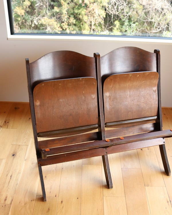 Folding Theater Bench -Double-�åե�����ǥ��� ���������٥�� ���֥�