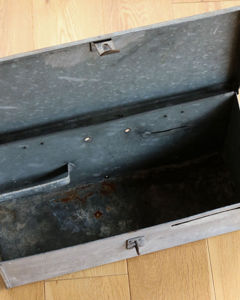 c.1950s Galvanized Steel Delivery Box｜1950年代頃 ガルバナイズド