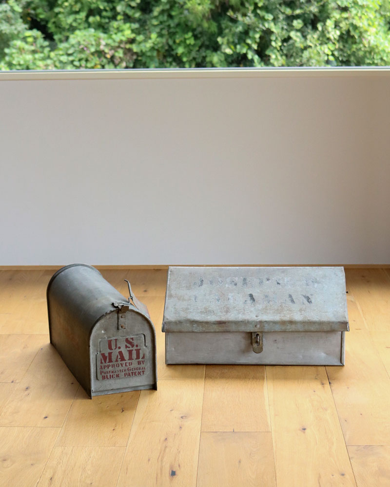 c.1950s Galvanized Steel Delivery Box｜1950年代頃 ガルバナイズド
