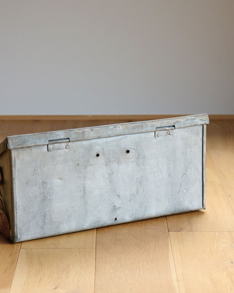 c.1950s Galvanized Steel Delivery Box｜1950年代頃 ガルバナイズド