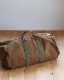 Vintage 80s Dark Brown Brown L.L.BEAN Zipper Duffel Bag (LARGE)