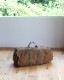 Vintage 80s Dark Brown Brown L.L.BEAN Zipper Duffel Bag (LARGE)