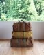Vintage 80s Dark Brown Brown L.L.BEAN Zipper Duffel Bag (LARGE)