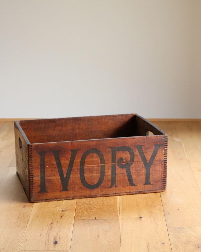 c.1920s “IVORY SOAP” Wood Crate｜1920年代頃 “IVORY SOAP” ウッド