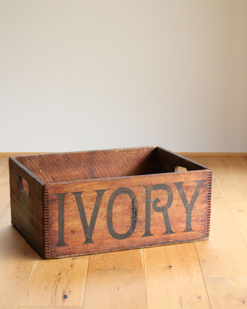 c.1920s “IVORY SOAP” Wood Crate｜1920年代頃 “IVORY SOAP” ウッド