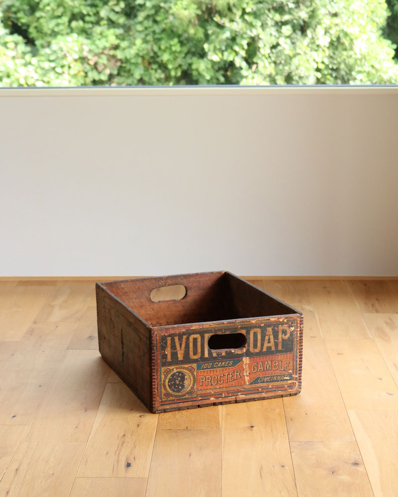 NY 64年ヴィンテージ Goodrich Milk Co 木箱 ウッドクレート c.1920s “IVORY SOAP” Wood Crate｜1920年代頃 “IVORY SOAP” ウッド