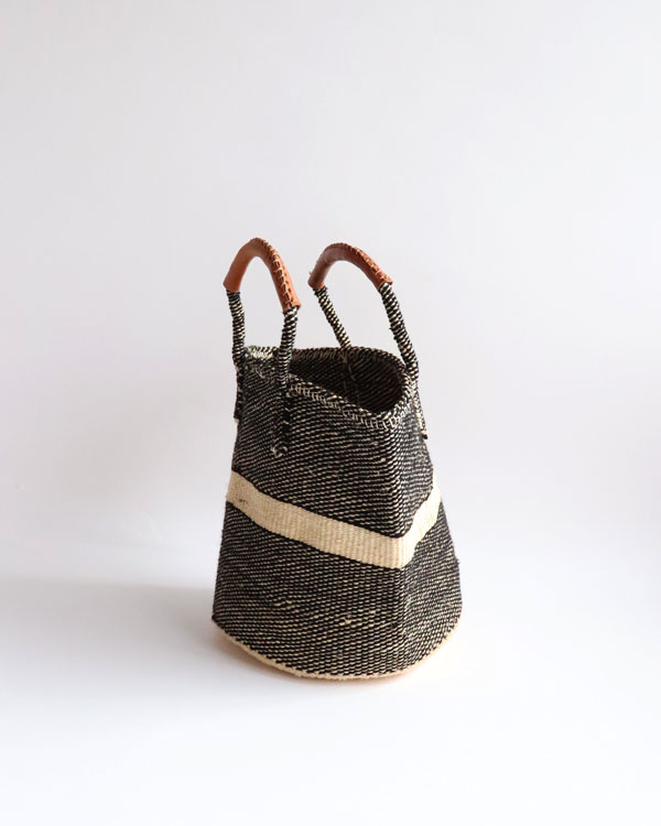 Sisal Bag Leather Handle�å�������Хå� �쥶���ϥ�ɥ�
