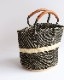 Sisal Bag Leather Handle�å�������Хå� �쥶���ϥ�ɥ�