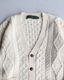 Vintage 80s Fisherman Wool Cardy (M)