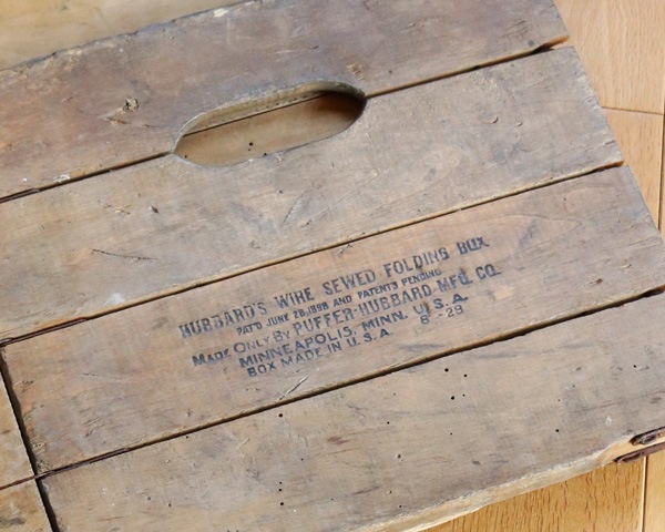 Wire Sewed Folding Wood Box/ 1928�å磻�䡼�֤����ޤꤿ������Ȣ��1928ǯ����