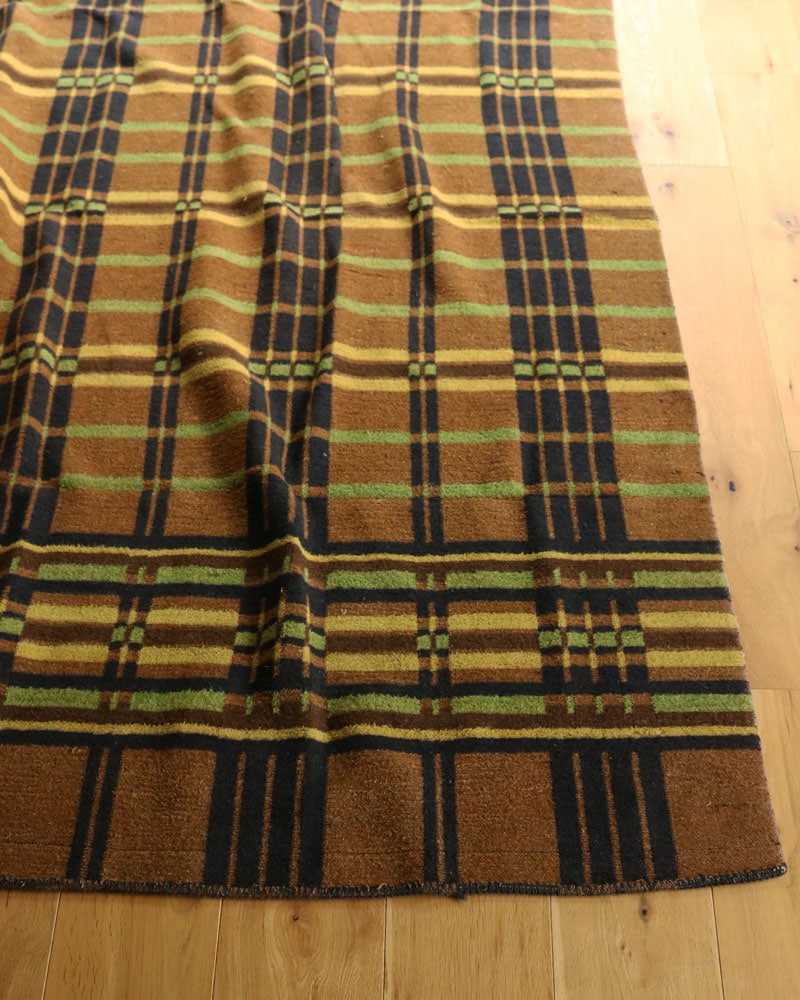 c.1920s Plaid Wool Horse Blanket｜1920年代頃 チェック ウール