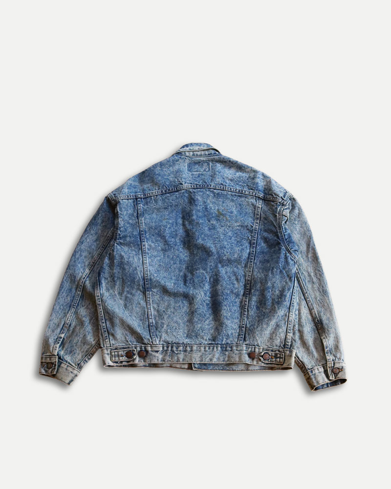 Vintage 90s Acid Wash LEVI'S 70507 Denim Jacket (L)
